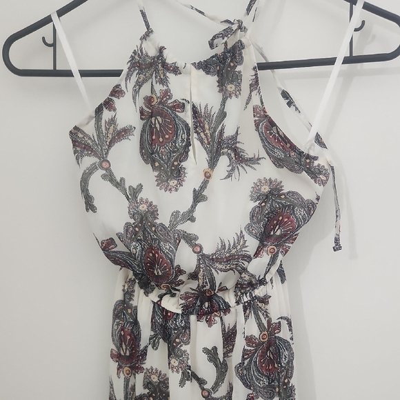 Abercrombie & Fitch Black and Purple Floral Maxi Dress - Picture 2 of 4